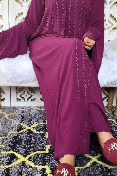 (3 Pieces Set) Frederica Abaya