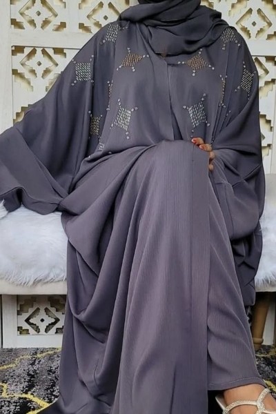 (3 Pieces Set) Galina Abaya