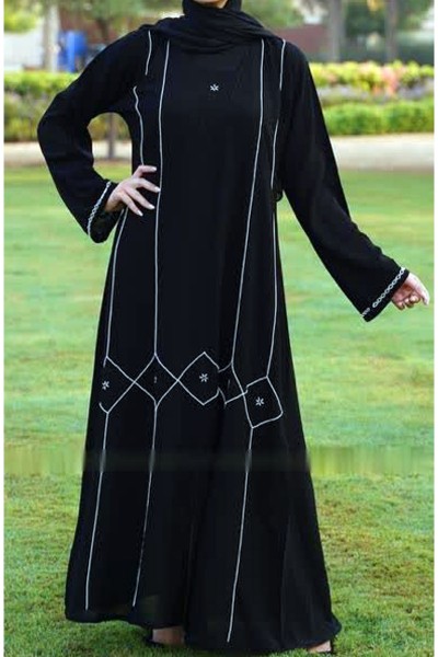 (3 Pieces Set) Lilium Stylish Abaya