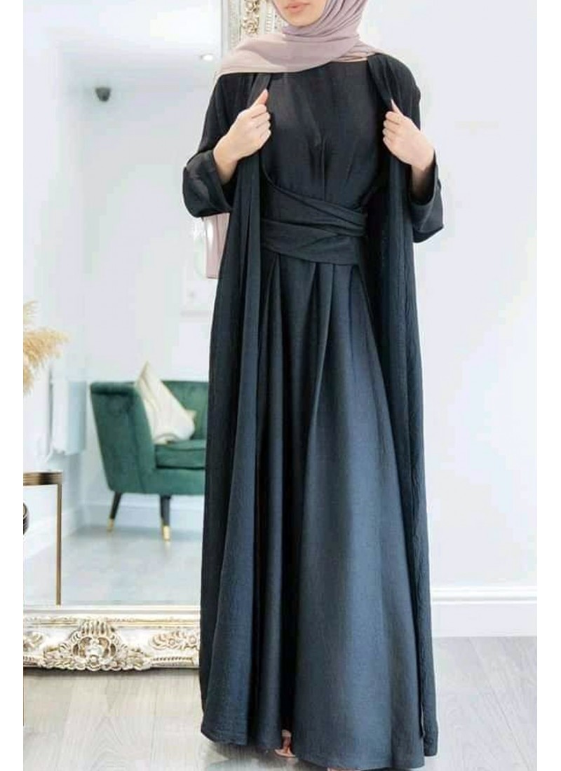 (3 Pieces Set) Cardinal Abaya