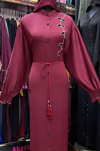  (3 Pieces Set) Daylily Abaya