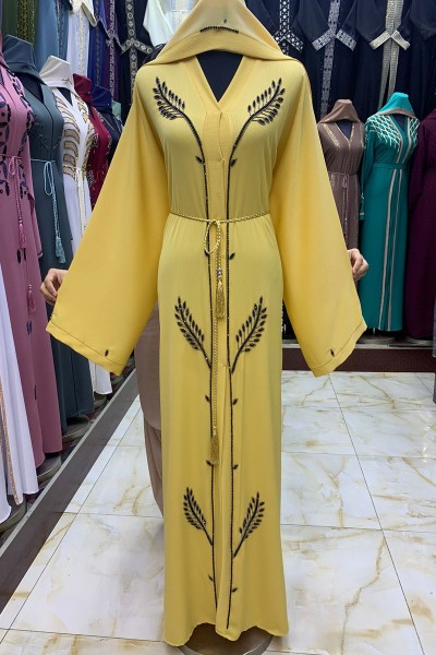  (3 Pieces Set) Decumaria Abaya