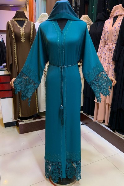  (3 Pieces Set) Deutzia Abaya