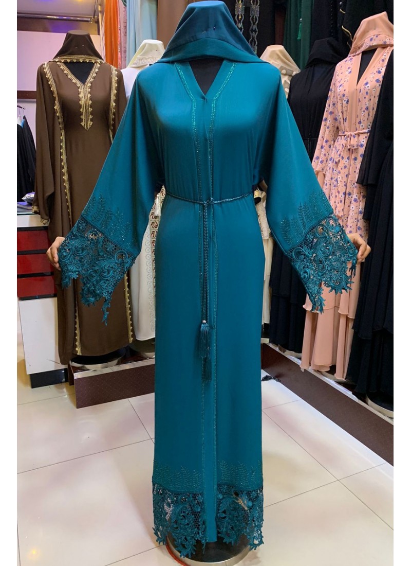  (3 Pieces Set) Deutzia Abaya