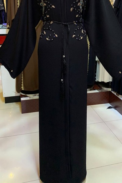  (3 Pieces Set) Flaming Abaya