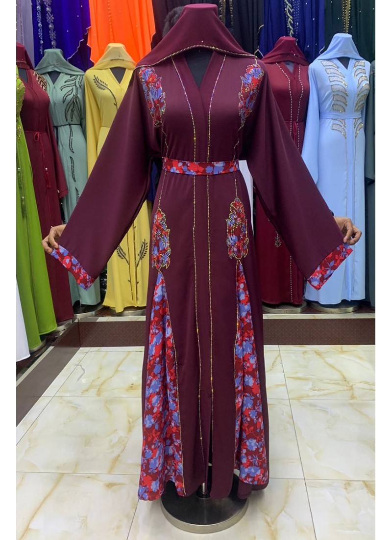  (3 Pieces Set) Guzmania Abaya