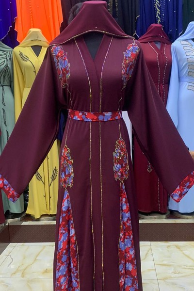  (3 Pieces Set) Guzmania Abaya