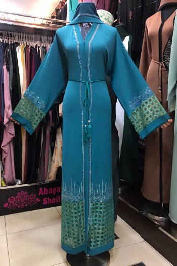  (3 Pieces Set) Lupin Abaya