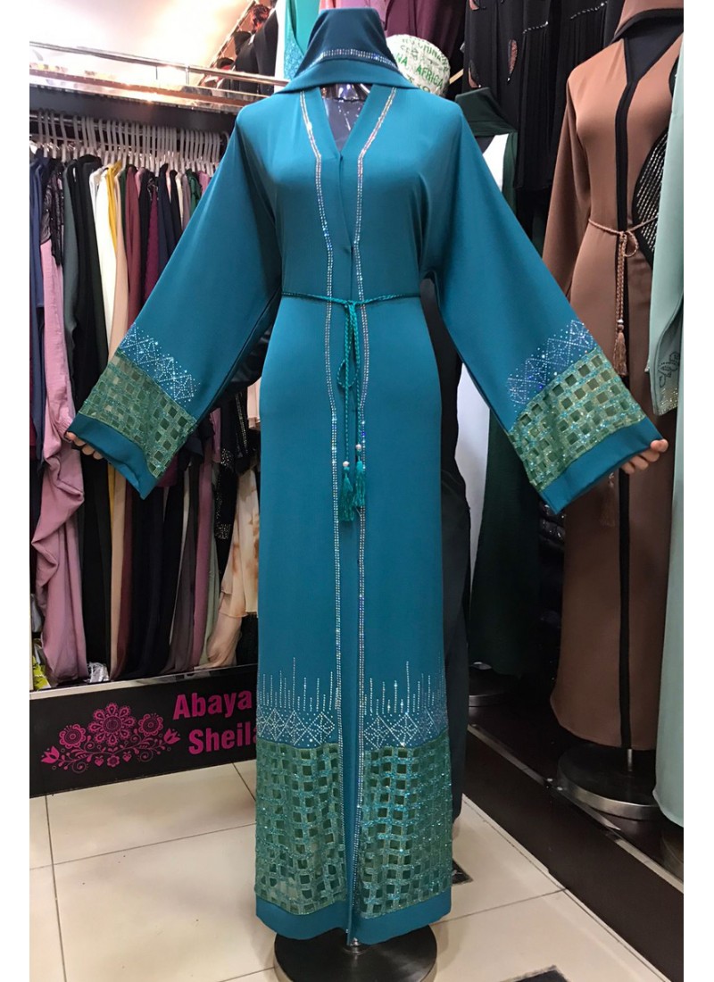  (3 Pieces Set) Lupin Abaya