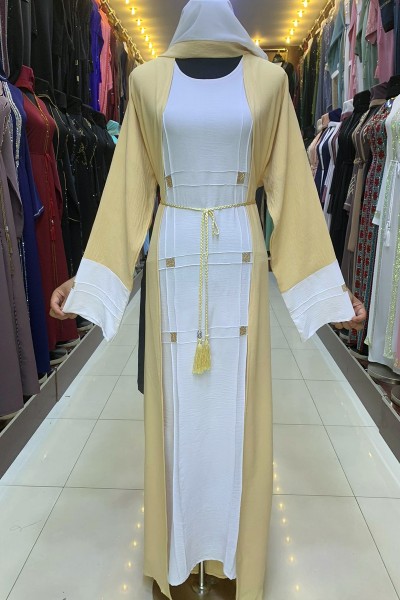  (3 Pieces Set) Moraea Abaya