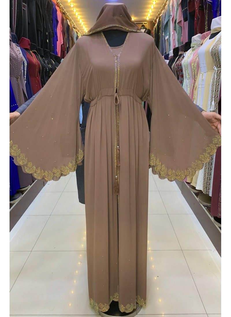  (3 Pieces Set) Nemesia Abaya