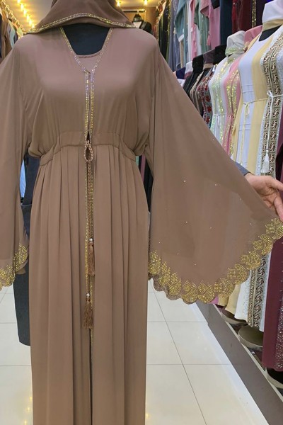  (3 Pieces Set) Nemesia Abaya