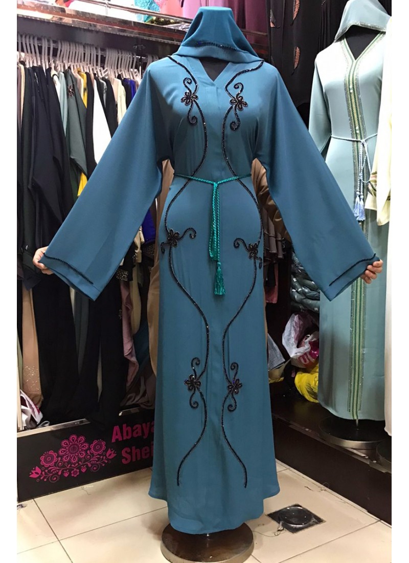  (3 Pieces Set) Nerine Abaya