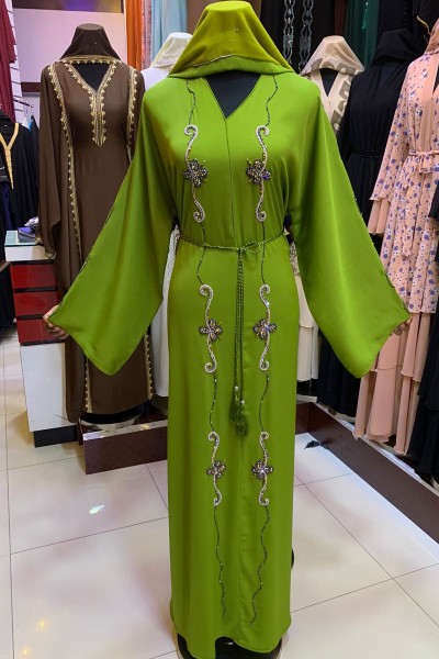  (3 Pieces Set) Oxeye Abaya