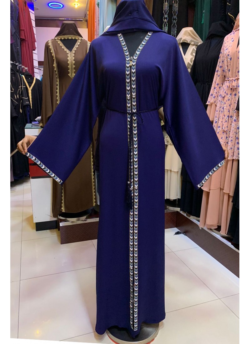  (3 Pieces Set) Quaker Abaya