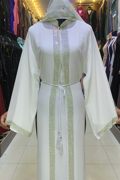  (3 Pieces Set) Soapwort Abaya