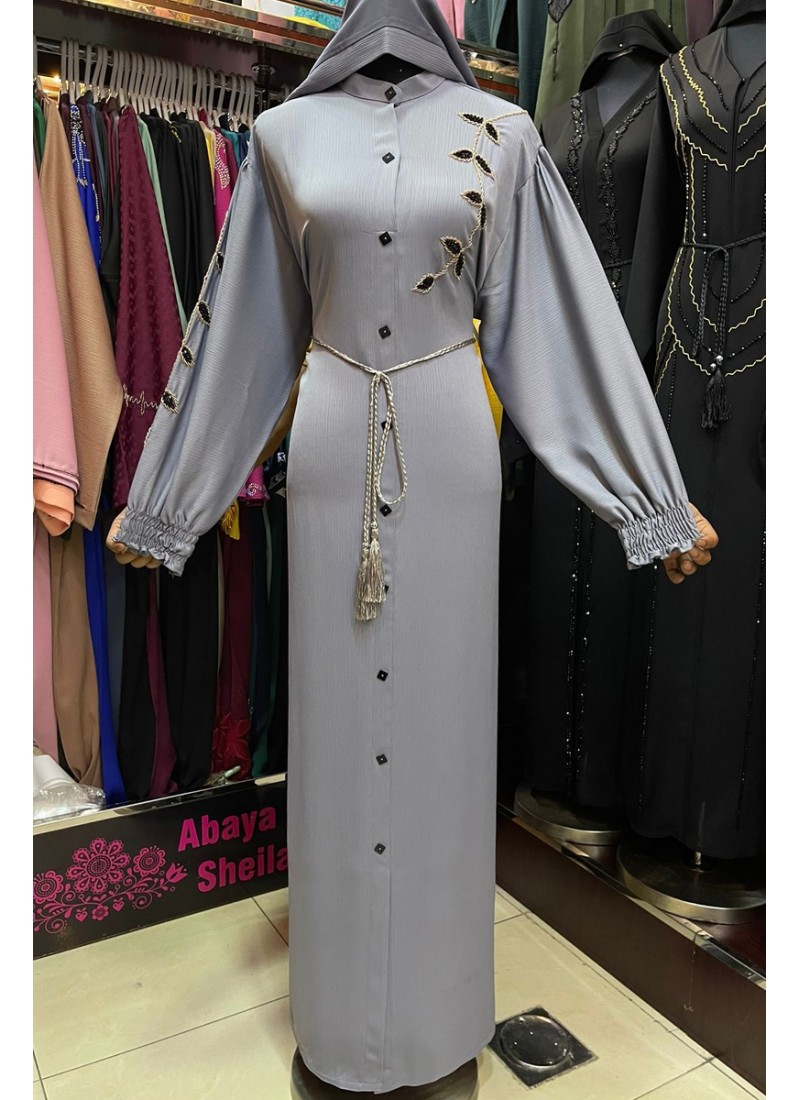  (3 Pieces Set) Tithonia Abaya