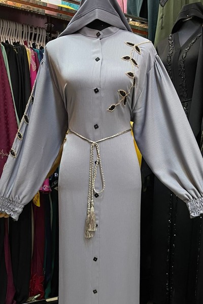  (3 Pieces Set) Tithonia Abaya