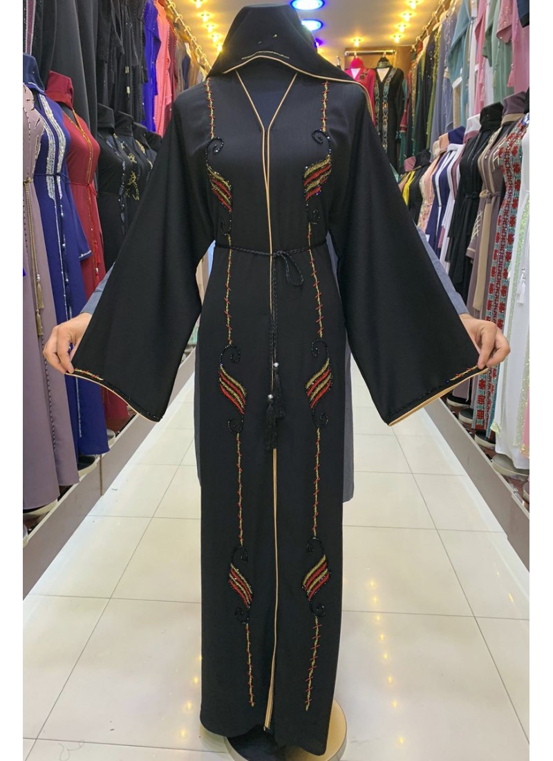  (3 Pieces Set) Triteleia Abaya