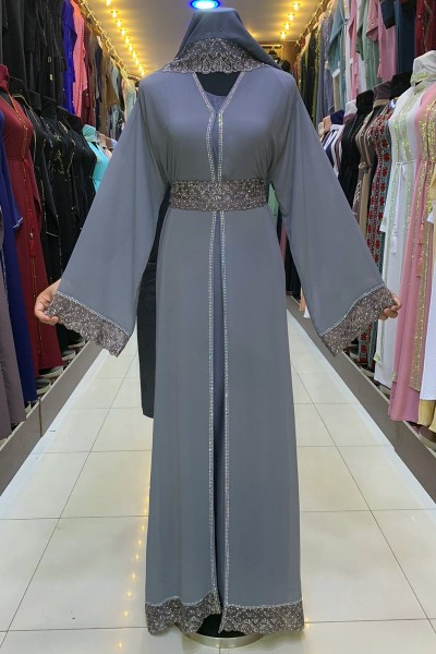  (3 Pieces Set) Trollius Abaya