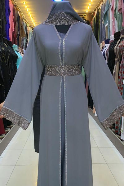  (3 Pieces Set) Trollius Abaya