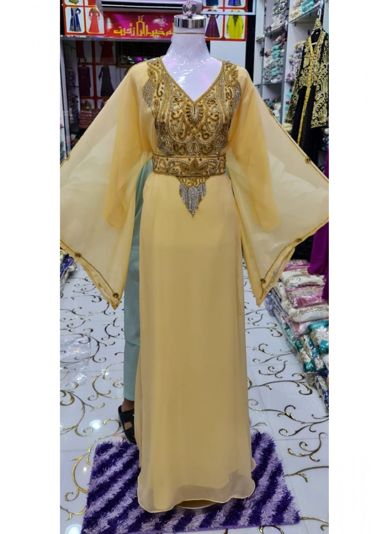 (3 Pieces Set) Nawra Kaftan 