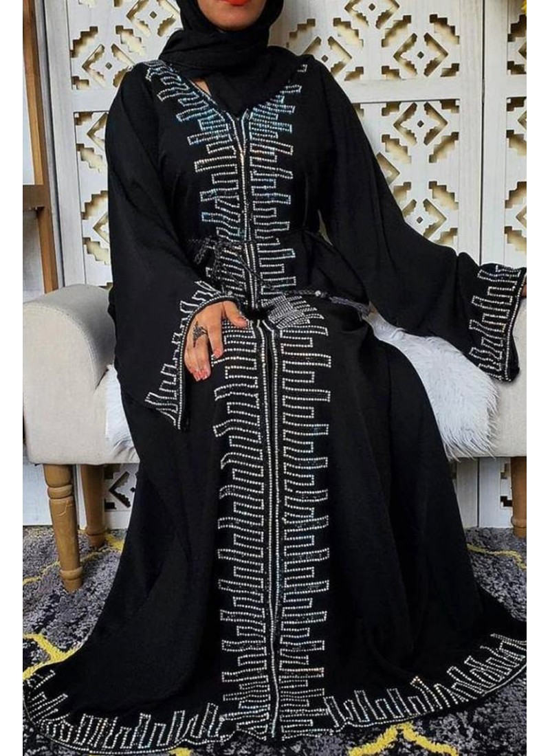 (6 Pieces Set) Designer Abaya