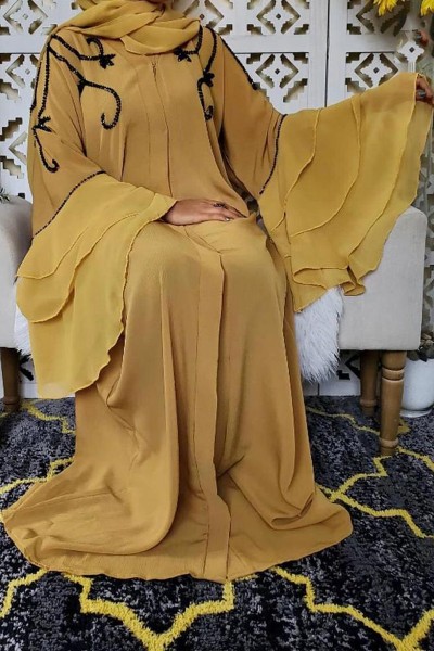 (6 Pieces Set) Fancy Modest Abaya