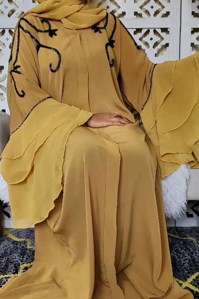 (6 Pieces Set) Fancy Modest Abaya