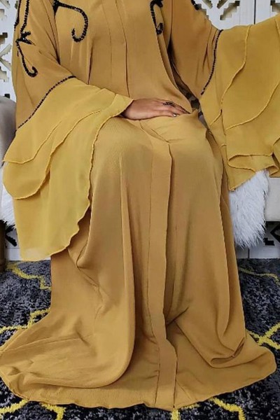 (6 Pieces Set) Fancy Modest Abaya