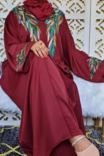(6 Pieces Set) Modern Abaya