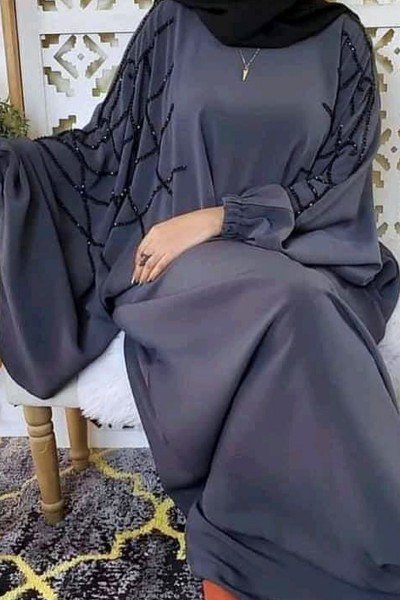 (6 Pieces Set) Chevron Abaya