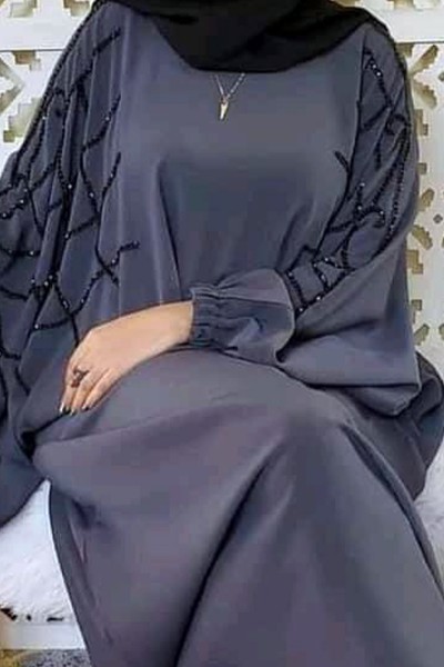 (6 Pieces Set) Chevron Abaya