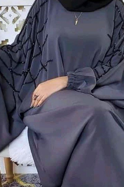 (6 Pieces Set) Chevron Abaya