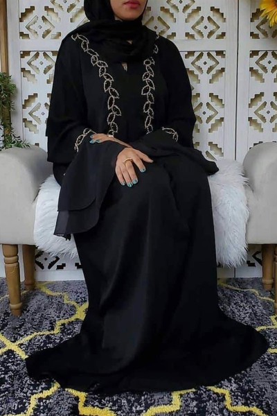 (6 Pieces Set) Applique Abaya