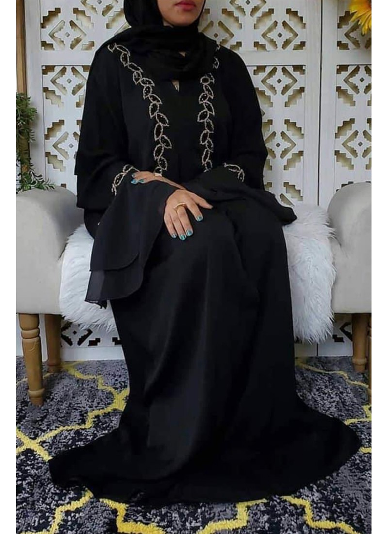 (6 Pieces Set) Applique Abaya