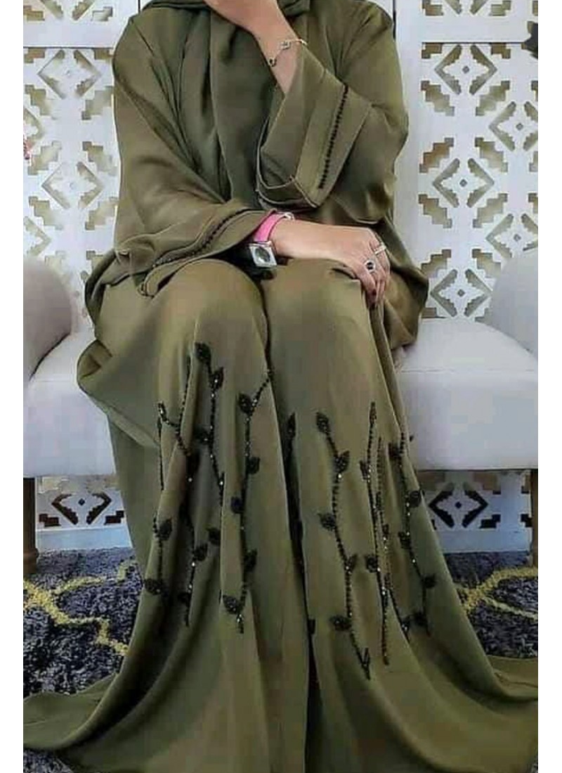 (6 Pieces Set) Trench Abaya