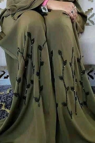 (6 Pieces Set) Trench Abaya