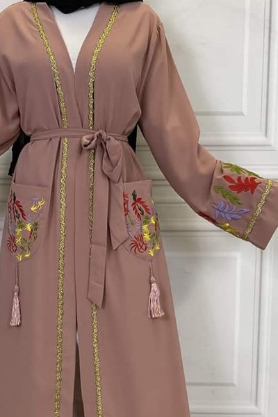 (6 Pieces Set) Vintage Abaya