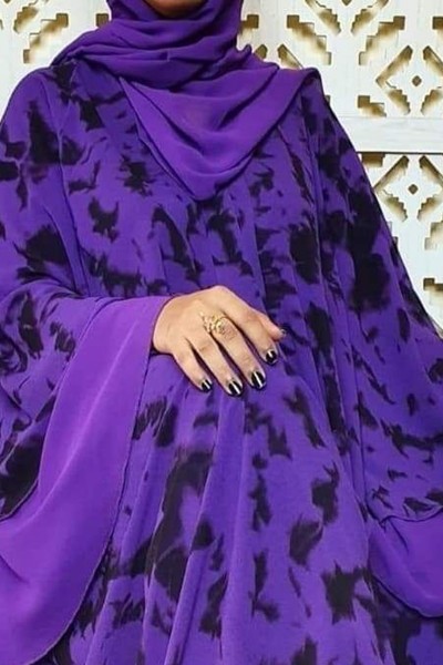 (3 Pieces Set) Geranium Abaya