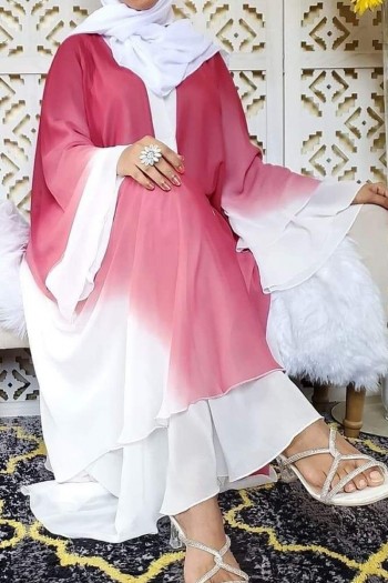 (3 Pieces Set) Shaden Abaya