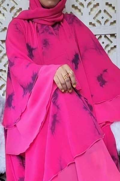 (3 Pieces Set) Khawla Abaya