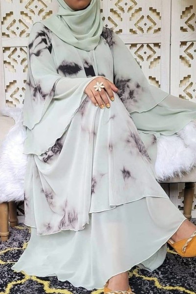 (3 Pieces Set) Nusayba Abaya