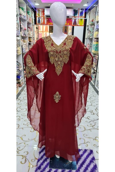 (3 Pieces Set) Mazna Kaftan 