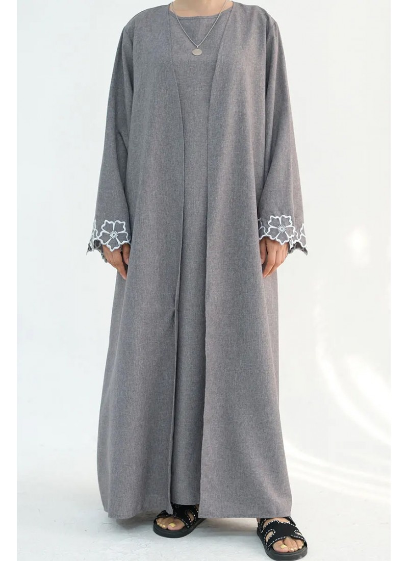 (MOQ 6 PCS) Husniya Stylish Abaya