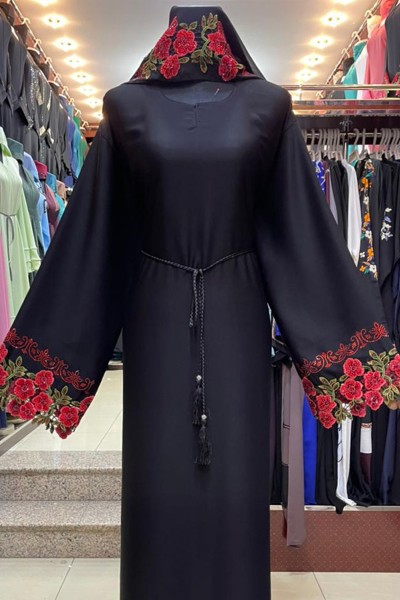 (3 Pieces Set) Modest Abaya 