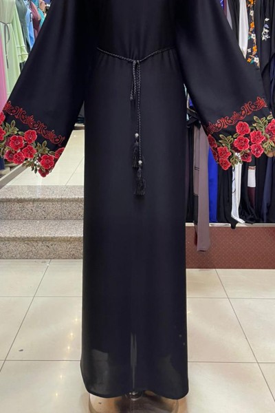 (3 Pieces Set) Modest Abaya 