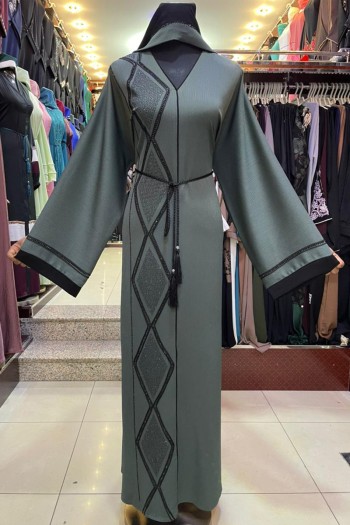 (3 Pieces Set) Trends Abaya