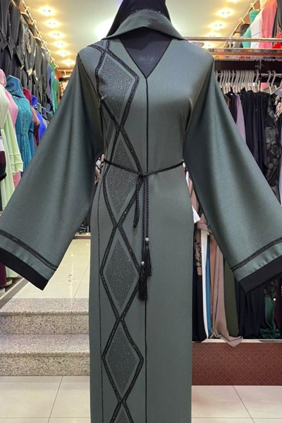 (3 Pieces Set) Trends Abaya