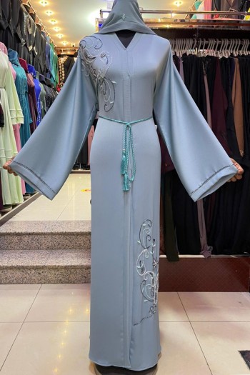 (3 Pieces Set) Classy Stone Abaya